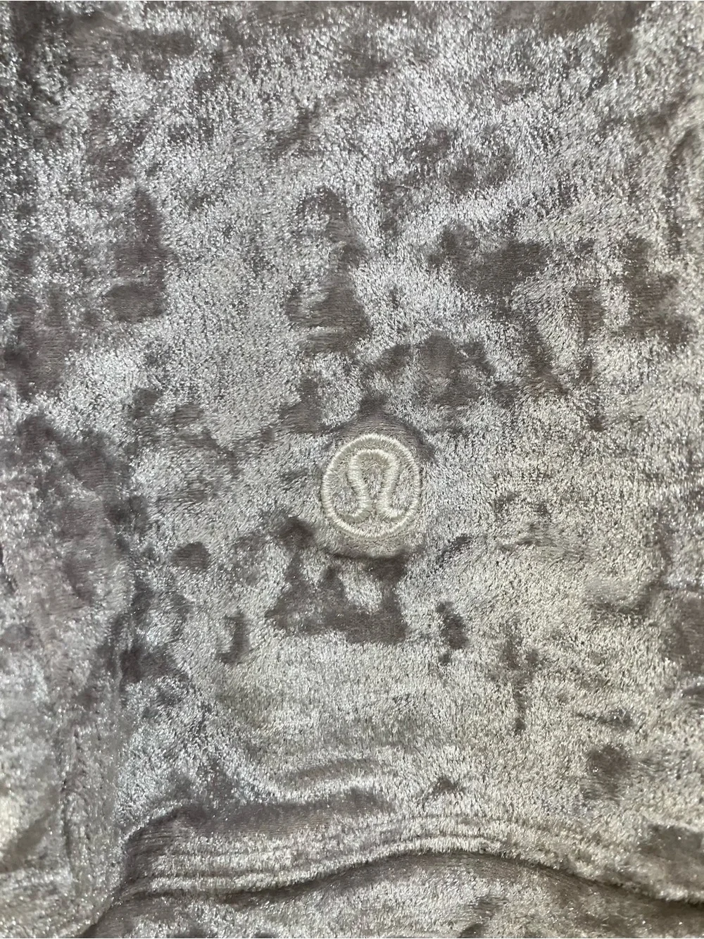 Lululemon Warm Down Crew Crushed Velvet Chrome *Sz 8* Special Edition Silver